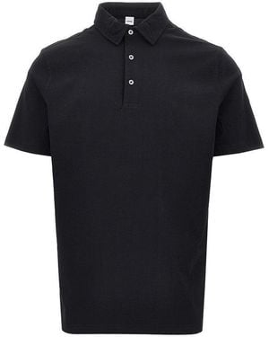 Aspesi Jersey Polo Shirt - Black