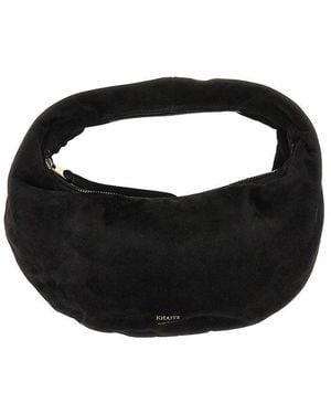 KHAITE Olivia Suede Leather Mini Bag - Black