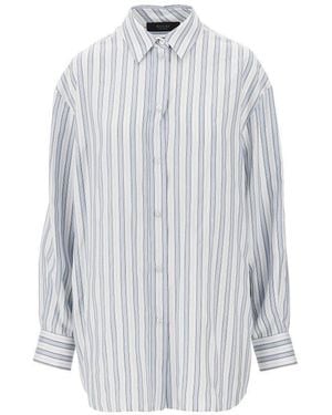 Gucci Striped Jacquard Bayadère Silk Shirt - Blue