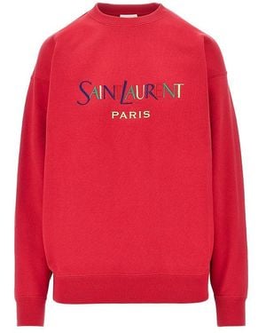 Saint Laurent Felpa - Rosso