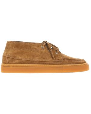 COPENHAGEN Suede Leather Trainers - Brown