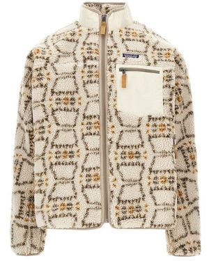 Patagonia 'Classic Retro-X' Fleece Jacket - Natural