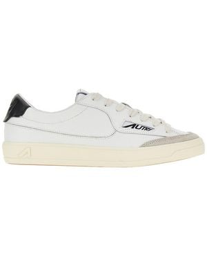 Autry Windscape Low Leather Trainers - White