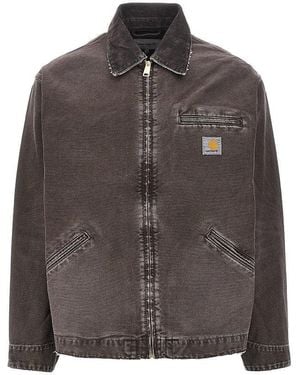 Carhartt 'Detroit' Cotton Jacket - Brown