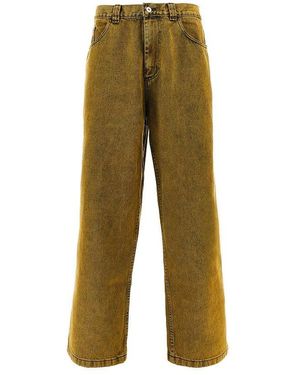 POLAR SKATE 'Big Boy' Oversized Denim Trousers - Green