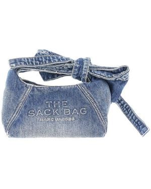 Marc Jacobs Denim 'The Sack Bag' Handbag - Blue