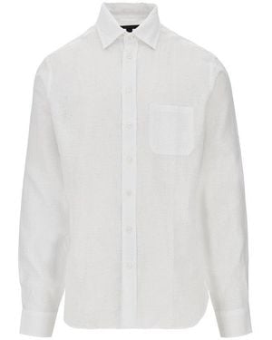 Sease Linen Classic Bd Shirt - White