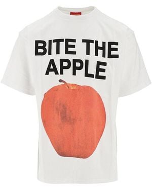 Public Possession 'Bite The Apple' T-Shirt - White