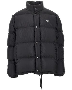 Prada Re-Nylon Down Jacket - Black