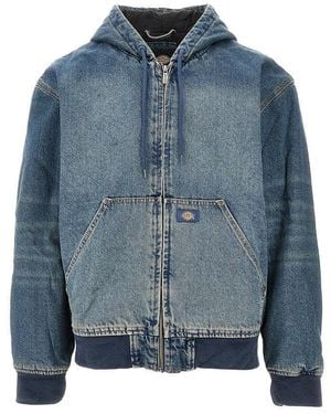 Dickies 'Hilham' Denim Blouson Jacket - Blue