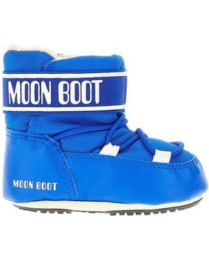 Moon Boot Nylon 'Crib' Boots Kids - Blue