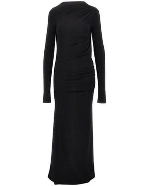ANDAMANE Technical Jersey Long Dress - Black