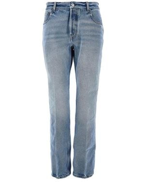 Miu Miu Wased Denim Pants - Blue