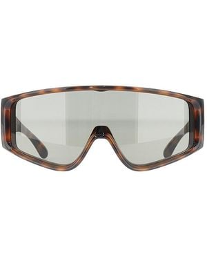 Saint Laurent 'Sl 969' Mask Sunglasses - Gray