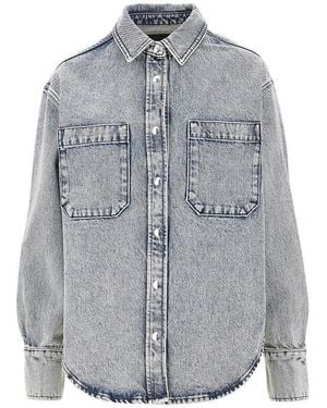 Anine Bing 'Samy' Denim Shirt - Grey