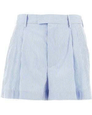 ARMARIUM 'Camilio' Poplin Shorts - Blue