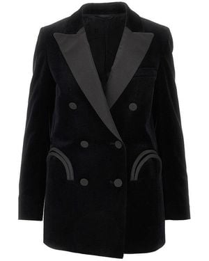 BLAZE 'Everyday' Velvet R With Silk Trims - Black