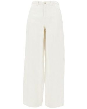Emporio Armani 'J3F' Relaxed Fit Jeans - White