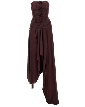 Maygel Coronel 'Andi' Long Dress - Purple