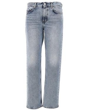 TOTEME Vintage Wash Straight Jeans - Blue