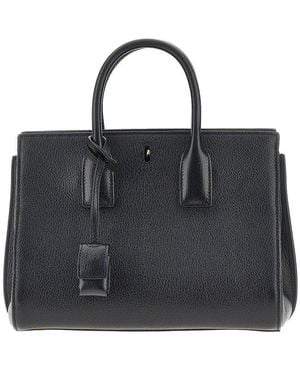 Saint Laurent Small Sac De Jour Grained Leather Bag - Black