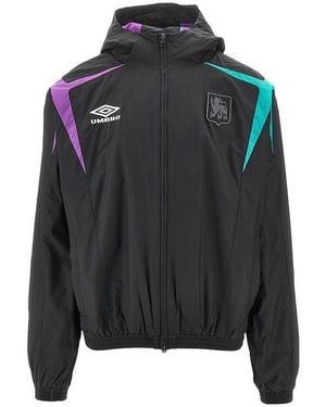 Umbro 'Jester' Ripstop Track Jacket - Black