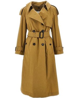 Burberry 'Fitzrovia' Trench Coat With Removable Liner - Metallic