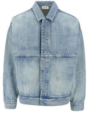 Fear Of God Denim Trucker Jacket - Blue