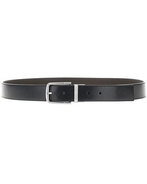 Emporio Armani Cintura Reversibile - Black