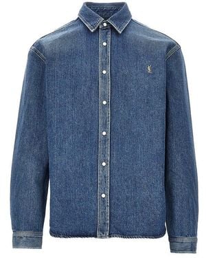 Saint Laurent Camicia - Blu
