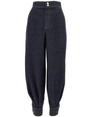 Zimmermann 'Hypnotic Denim Harem' - Blue