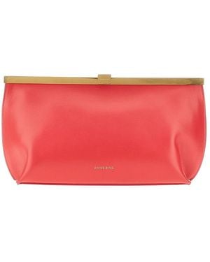 Anine Bing 'Anine' Leather Clutch - Red