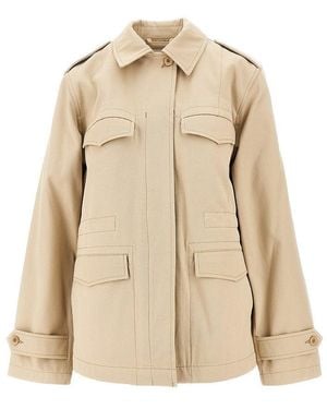 A.P.C. A. P.C. Cotton Gabardine Safari Jacket - Natural