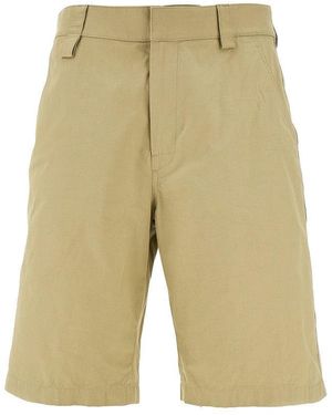 Bottega Veneta Cotton Twill Shorts - Natural