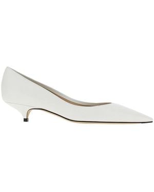 The Row 'Liisa Kitten Two' Leather Pumps - White