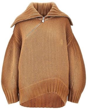 The Attico Pullover - Marrone