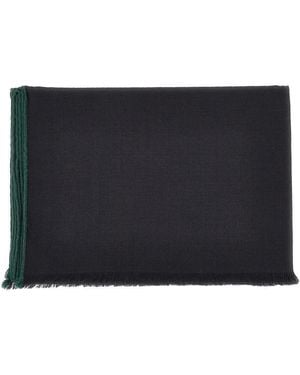 Gucci Jacquard Silk And Wool-Blend Scarf - Blue
