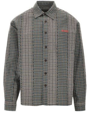 Woodbird 'Wbbuzo Woma' Cotton Shirt - Grey