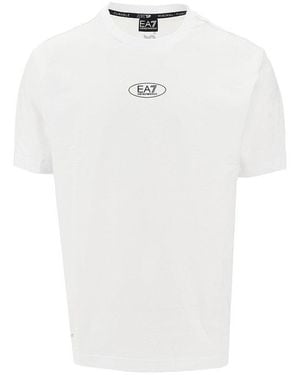 EA7 Natural Ventus7 'Armani Sport' T-Shirt - White