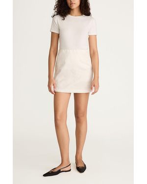 Rebecca Taylor Applique Mini Skirt - Natural