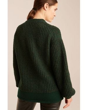 Rebecca Taylor Tweed Crew - Black