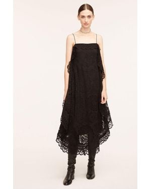 Rebecca Taylor Doily Lace Dress - Black