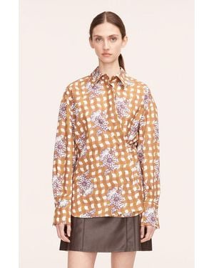 Rebecca Taylor Gingham Daisy Button Down - Natural