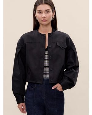 Rebecca Taylor Aria Twill Jacket - Blue