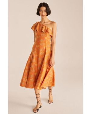 Rebecca Taylor Isabelle Dress - Orange