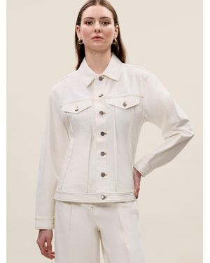 Rebecca Taylor Cora Denim Jacket - Natural