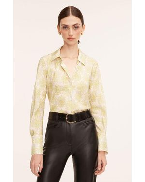 Rebecca Taylor Mini Astera Fleur Long-Sleeve Button-Front Shirt - Natural