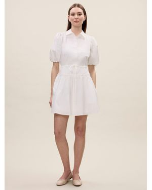 Rebecca Taylor Yara Shirt Dress - Natural
