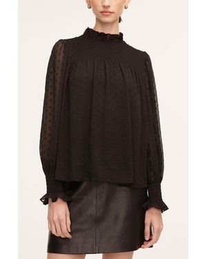 Rebecca Taylor Clip Dot Blouse - Black