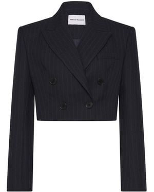 Rebecca Vallance Maxwell Crop Blazer - Black